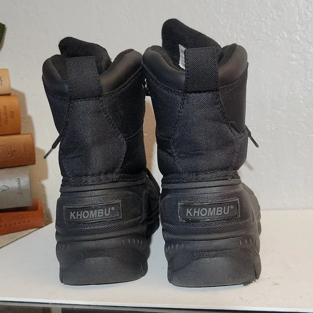 KHOMBU Glacier Lace Waterproof Wibter Snow Rain Boots 8